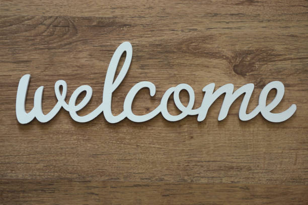 istock A white welcome lettering sign 1221259403