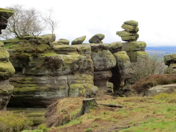 Photo of Brimham rocks landscape