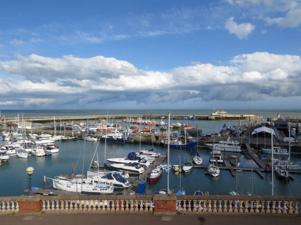 istock Ramsgate marina in summer with unusual sky 1221260851
