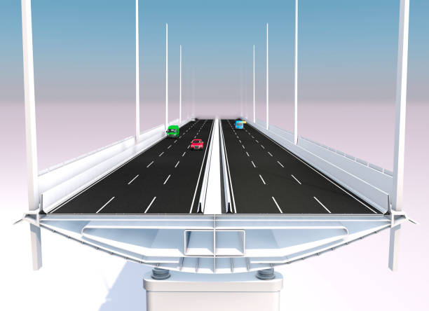 istock New Genoa bridge project, bridge reconstruction from Renzo Piano's project. Morandi bridge. Italy 1221262183
