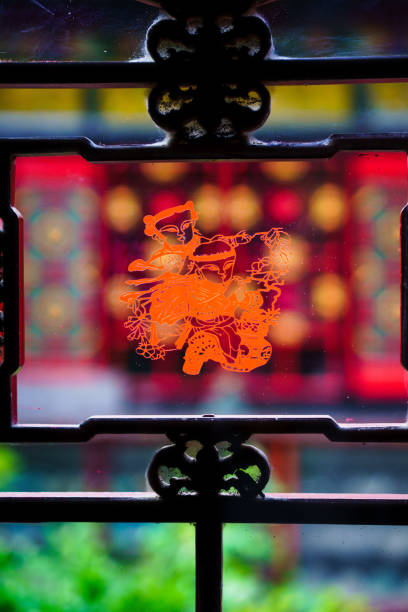 Pingyao Ancient City architecture and ornaments, Shanxi, China