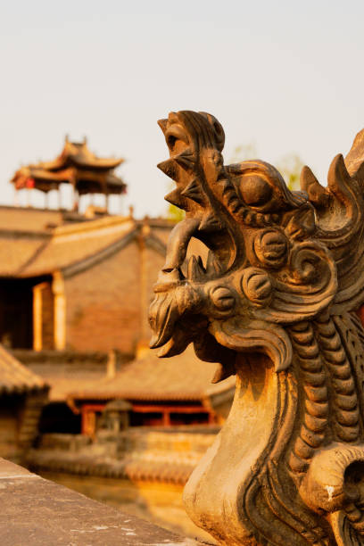 istock Pingyao Ancient City architecture and ornaments, Shanxi, China 1221269215