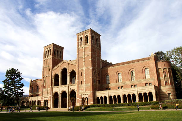 Royce Hall at UCLA - University of California, Los Angeles Los Angeles, United States - January 06, 2014: Royce Hall at UCLA - University of California, Los Angeles.

Students, faculty, and staff members were observed. ucla photos stock pictures, royalty-free photos & images