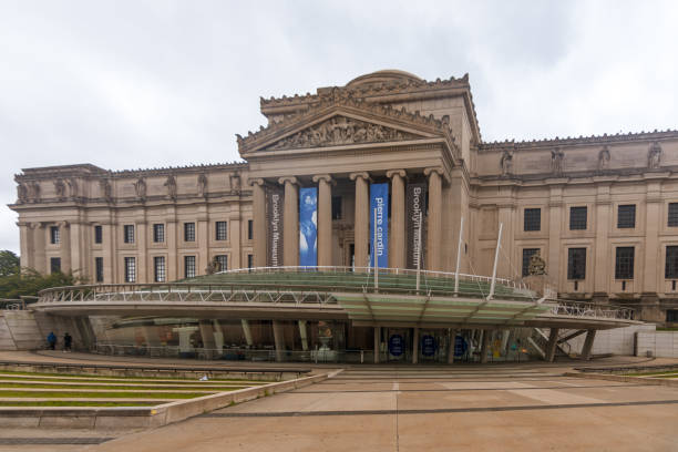 Exterior of The Brooklyn Museum In Summer