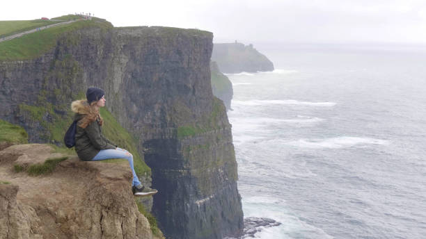 istock The famous Cliffs of Moher - breathtaking scenery 1221281808
