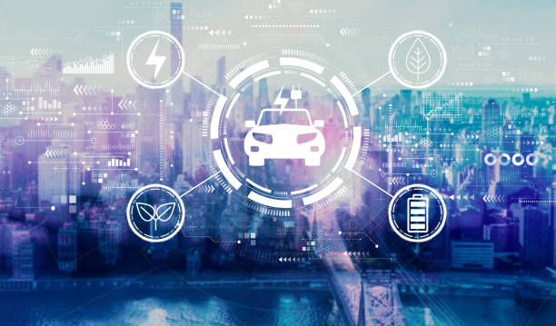 istock EV concept with the New York City skyline 1221282174