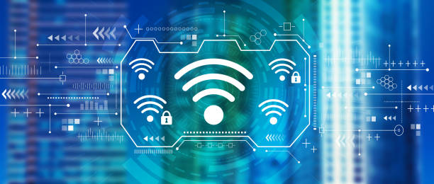 istock Wifi theme with downtown San Francisco skyline 1221282233