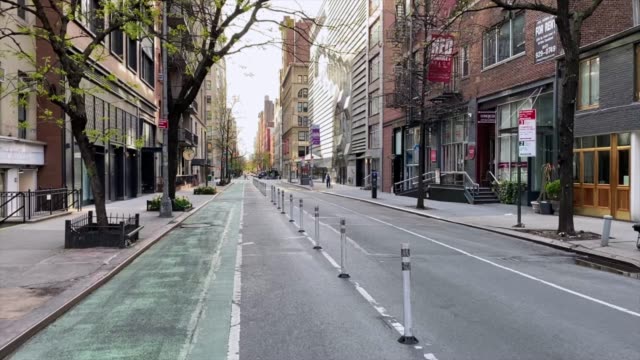 Empty streets of New York