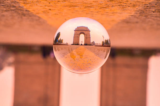 istock The India Gate is a war memorial located astride the Rajpath 1221292715