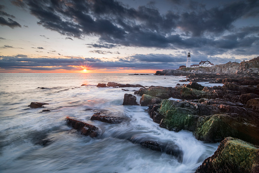 Maine, Portland - Maine, Lighthouse, New England - USA, USA