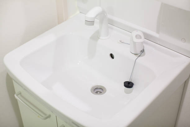 istock A clean washroom and washbasin 1221293707
