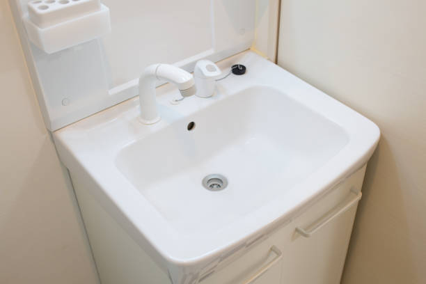 istock A clean washroom and washbasin 1221293740
