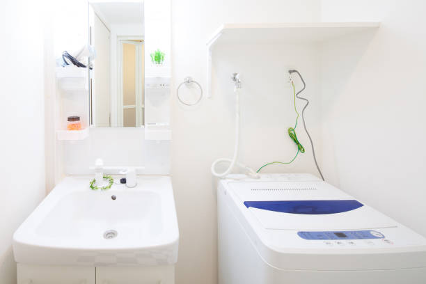 istock A clean washroom and washbasin 1221293746