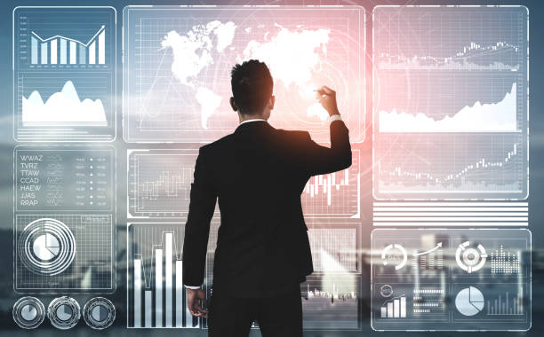 istock Big Data Technology for Business Finance Concept. 1221295689