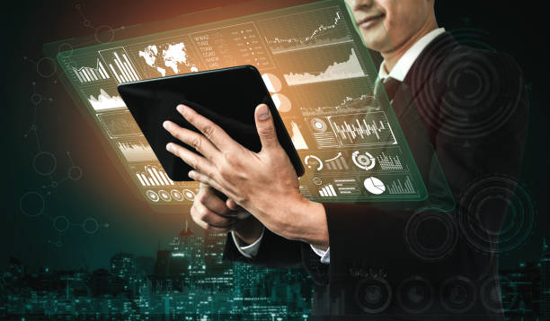 istock Big Data Technology for Business Finance Concept. 1221296224