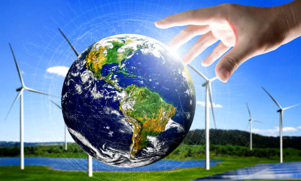 istock Concept of sustainability by alternative energy. 1221296235