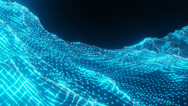 istock abstract water colorful wave 3d rendering, 3d illustration background. 1221300788