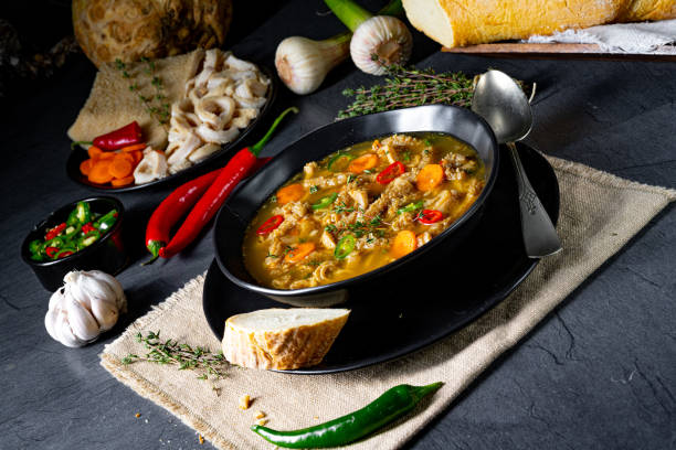 istock Flaczki - tripe soup the Polish way 1221301770