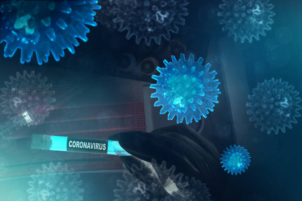 istock Test tube with a vaccine to stop spread coronavirus 1221302538