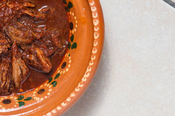 istock Traditional beef birria stew, Mexican breakfast food 1221303692