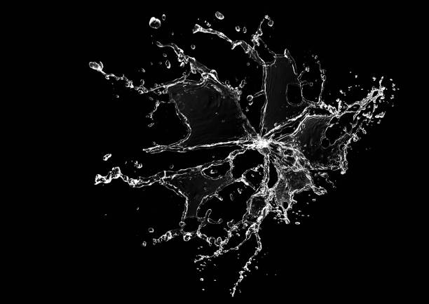 istock Splashes of abstract shapes 1221304404
