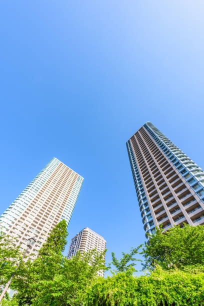 istock High-rise apartment in Tokyo. 1221309497