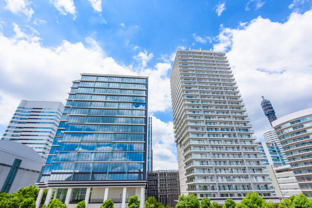 istock High-rise apartment in Yokohama. 1221310233
