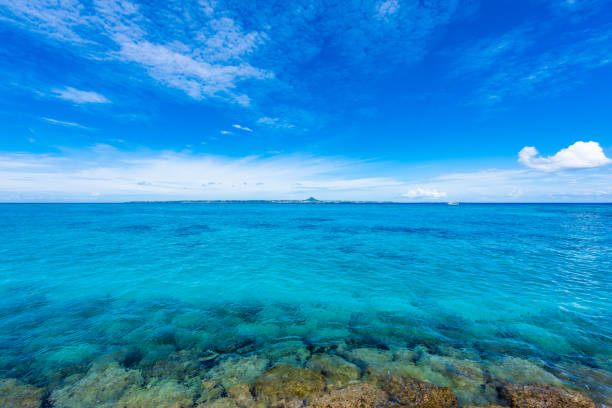 istock Beautiful beach in Okinawa. 1221310392