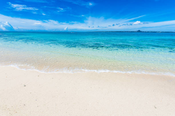 istock Beautiful beach in Okinawa. 1221310634