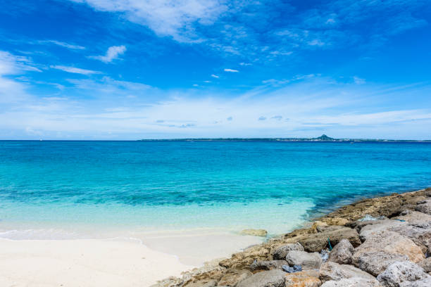 istock Beautiful beach in Okinawa. 1221311269