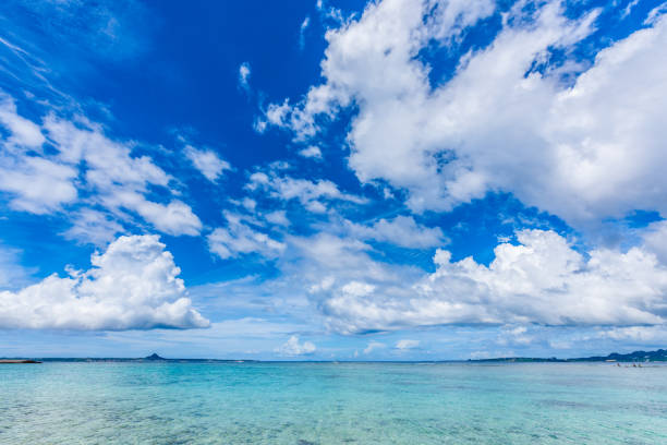 istock Beautiful beach in Okinawa. 1221311290