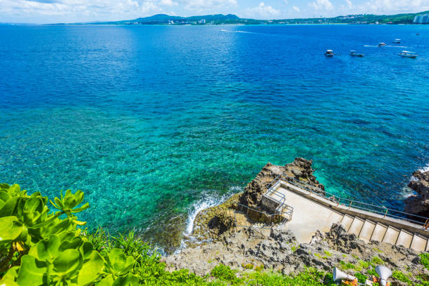 istock Beautiful beach in Okinawa. 1221311291
