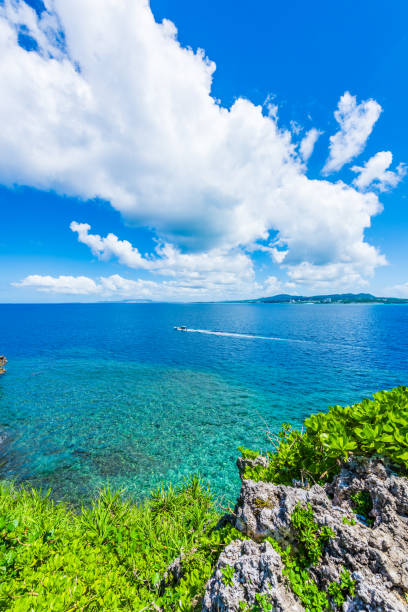 istock Beautiful beach in Okinawa. 1221311396