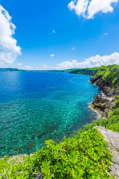 istock Beautiful beach in Okinawa. 1221311397