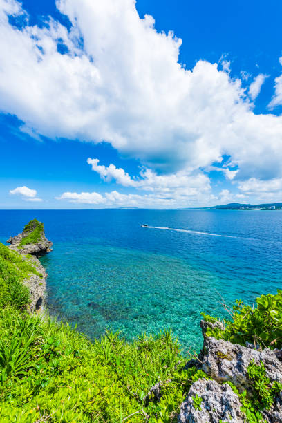 istock Beautiful beach in Okinawa. 1221312632