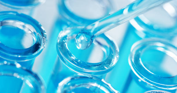 istock In a laboratory, a scientist with a pipette analyzes a colored liquid to extract the DNA and molecules in the test tubes. 1221321801