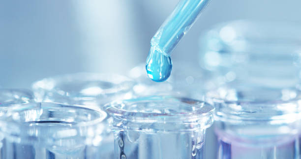 istock In a laboratory, a scientist with a pipette analyzes a colored liquid to extract the DNA and molecules in the test tubes. 1221321818
