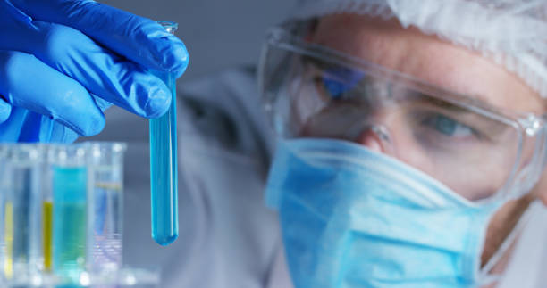 istock In a laboratory, a scientist with a pipette analyzes a colored liquid to extract the DNA and molecules in the test tubes 1221322035