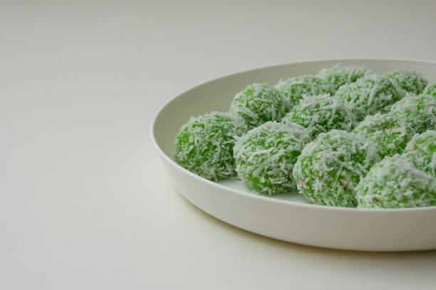 Malay traditional food Buah Melaka. Lighting on left