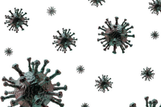 istock Coronavirus 2019-nCoV COVID-19 isolated on white background. Coronavirus epidemic. 3d render 1221328371