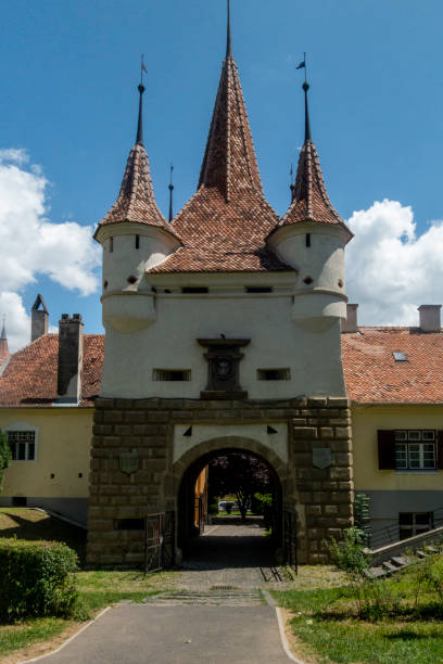 Catherine's gate in old city of Brasov, Transylvania, Romania Catherine's gate in old city of Brasov, Transylvania, Romania; summer day catherines gate stock pictures, royalty-free photos & images