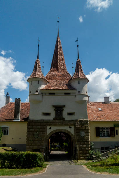 Catherine's gate in old city of Brasov, Transylvania, Romania Catherine's gate in old city of Brasov, Transylvania, Romania; summer day catherines gate stock pictures, royalty-free photos & images