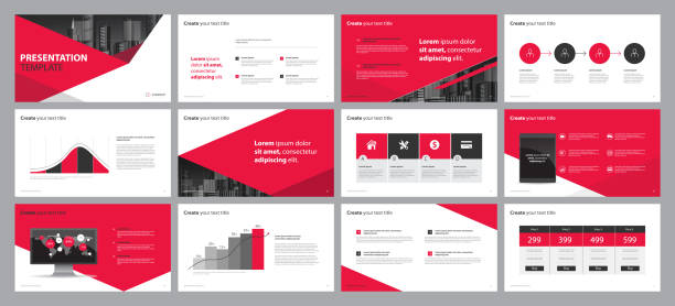 business presentation backgrounds design template and page layout design for brochure ,book , magazine, annual report and company profile , with info graphic elements graph design concept This file EPS 10 format. This illustration
contains a transparency and gradient slide show presentation software stock illustrations