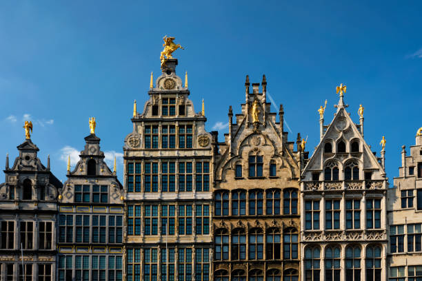 istock Antwerp Grote Markt old houses, Belgium 1221332688