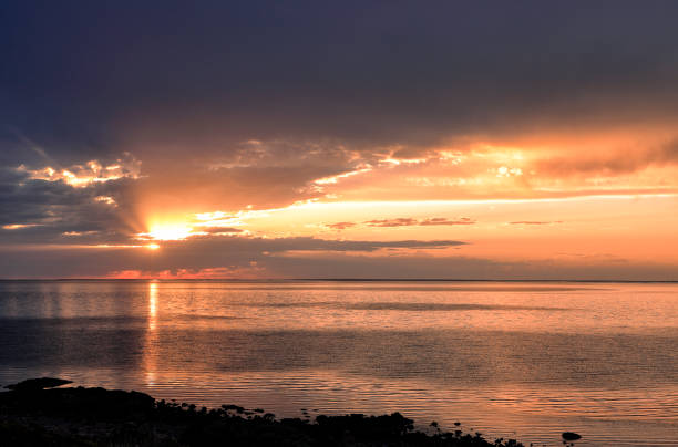 istock Cloudscape Storm Weather Dramatic Port Victoria Sunset 1221334542