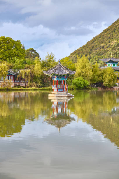 istock Black Dragon Pool in Jade Spring Park, Lijiang. 1221341613