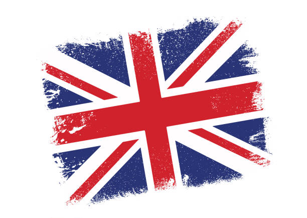 illustrazioni stock, clip art, cartoni animati e icone di tendenza di sfondo bandiera grunge union jack - british flag dirty british culture flag