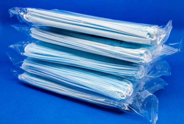 istock Package of surgical masks 8 1221352834