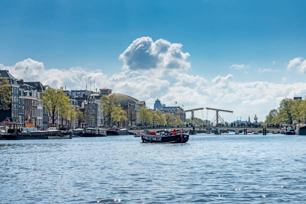 Amsterdam, The Netherlands - Apr, 2019: Magere Brug (\