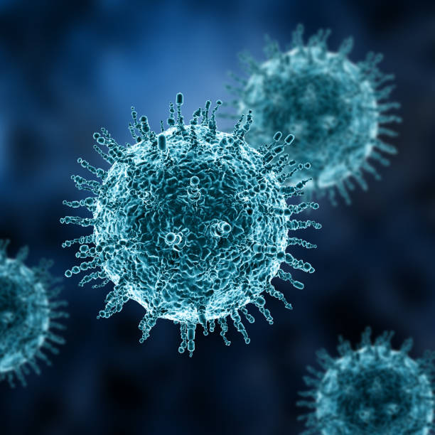 istock 3D medical background with abstract virus cells 1221353483